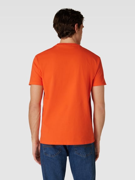 Polo Ralph Lauren T-shirt met labelstitching Oranje - 5