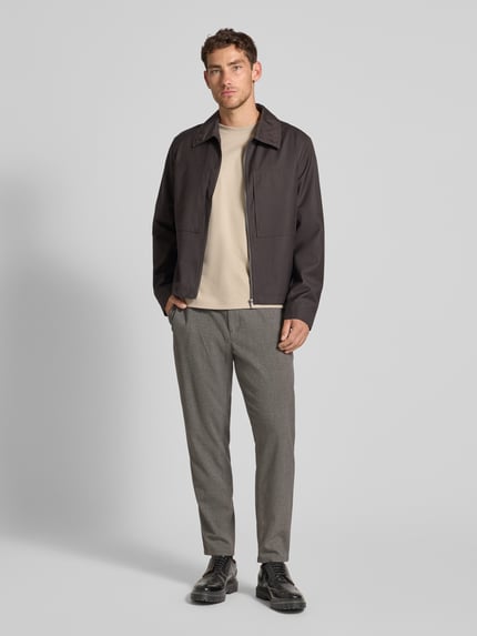 MCNEAL Straight Fit Stoffhose mit Viskose-Anteil Taupe 1