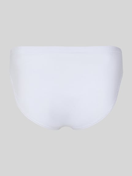 Produktfoto, Slip aus Baumwolle im 7er-Pack von TOM TAILOR in Weiß, ohne Beinansatz, elastischer Bund mit Logo, reine Baumwolle.