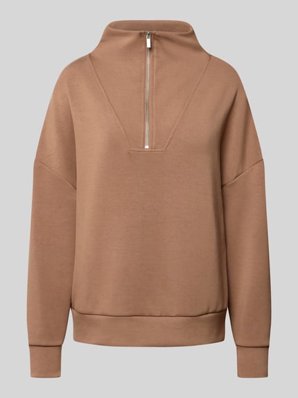 Bluza o kroju oversized z zapinanym kołnierzem Shop The Look MANNEQUINE