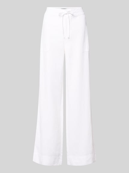 Spodnie o kroju regular fit, szerokość, z czystego lnu Shop The Look MANNEQUINE