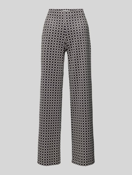 Raffaello Rossi Wide Leg Stoffhose mit elastischem Bund Modell 'ELAINE' Lila 2