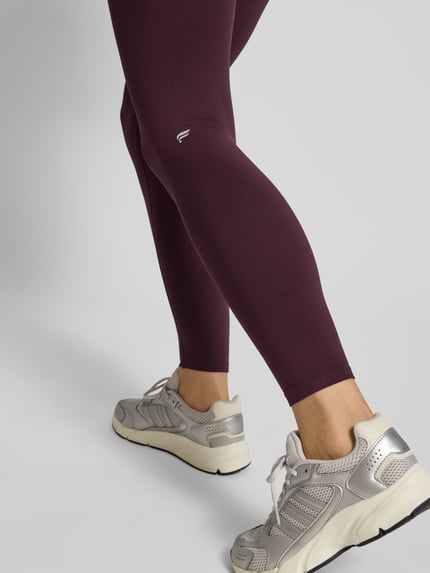 Fabletics Legginsy z elastycznym pasem Bordowy 3
