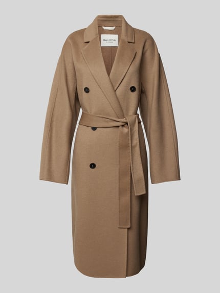 Marc O'Polo Regular Fit Wollmantel aus Doubleface-Wolle-Mix Camel 2