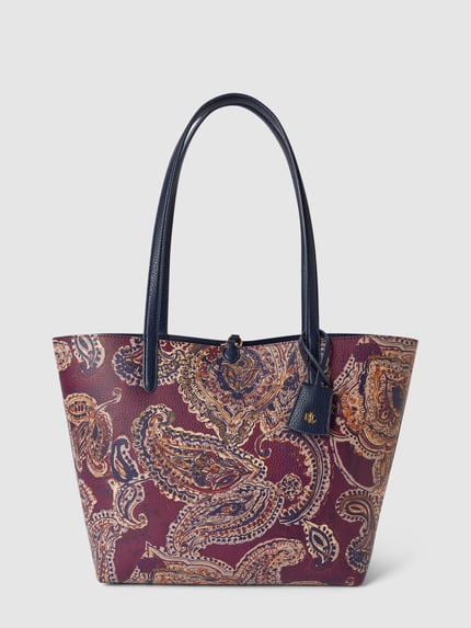 Lauren Ralph Lauren Aan twee kanten draagbare shopper Paars - 4