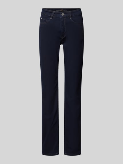 MAC Straight Fit Jeans mit 5-Pocket-Design Dunkelblau 2