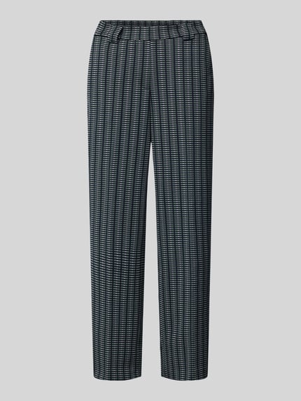 Cropped Stoffhose mit Viskose und weitem Bein Shop The Look MANNEQUINE