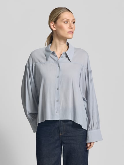 DRYKORN Relaxed Fit Bluse Modell 'SELENI' Hellblau 4