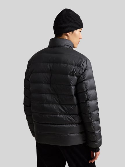 Polo Ralph Lauren regular fit gewatteerd jack met gestikt logo Zwart - 5