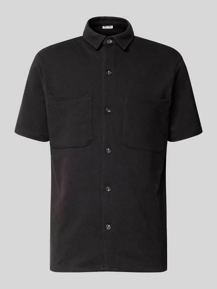 ONLY & SONS Regular fit overhemdjack met licht structuurmotief, model 'NEWKODYL' Zwart - 2