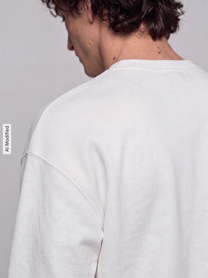 Polo Ralph Lauren Sweatshirt mit Logo-Print Offwhite 3