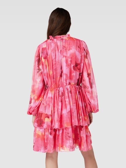 Lace & Beads Cocktailkleid mit floralem Print Pink 5