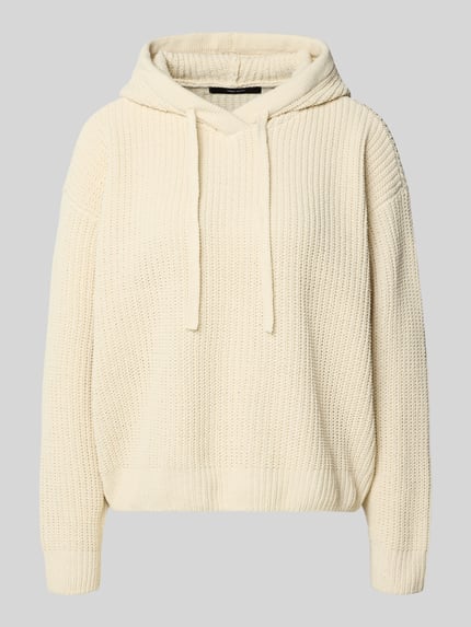 VERO MODA Regular Fit Strickpullover mit Kapuze Modell 'NEAT' Ecru 2