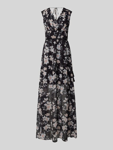 GUESS Maxi-jurk met bloemenprint, model 'GILDA' Zwart - 2