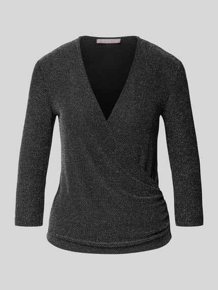 Christian Berg Woman Selection Blouseshirt in wikkellook Zilver - 2