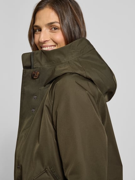 Didriksons Parka mit Kapuze Modell 'LUNA' Dunkelgruen 3