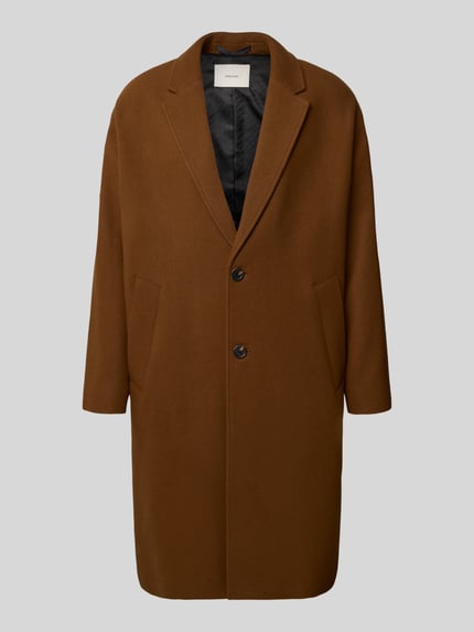Regular Fit Wollmantel mit Reverskragen Modell 'MILO' Shop The Look MANNEQUINE