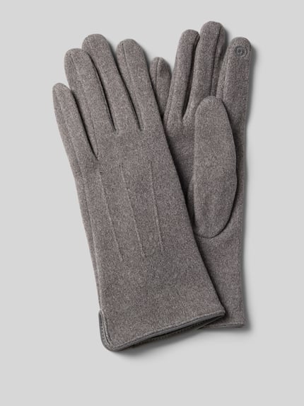EEM Handschuhe mit Teilungsnähten Hellgrau Melange 1