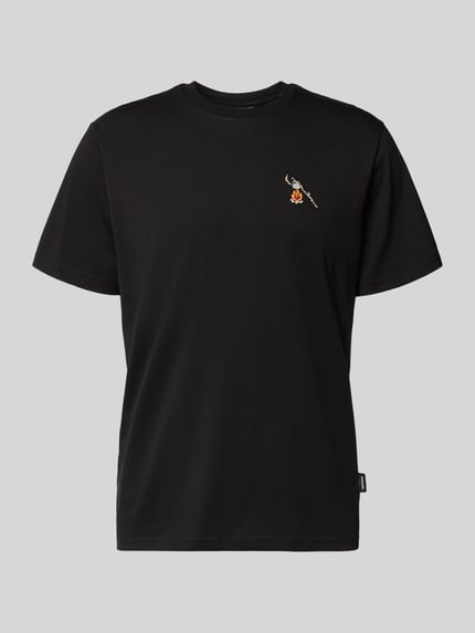 Dedicated T-Shirt mit Motiv-Stitching Black 2