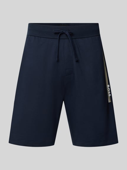 BOSS Regular Fit Sweatshorts aus reiner Baumwolle Modell 'AUTHENTIC' Marine 2