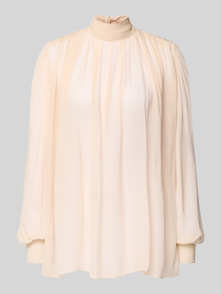 Marella Regular Fit Bluse mit Raffungen Modell 'CANAPA' Offwhite 2