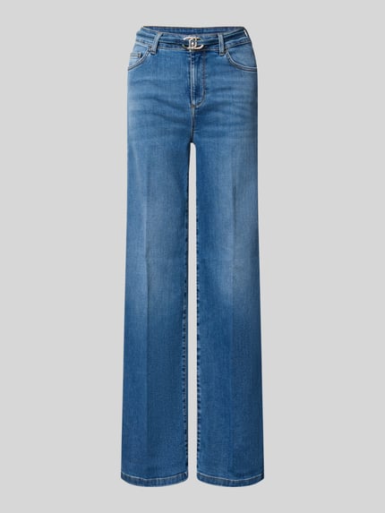 Flared Fit Jeans aus Baumwoll-Mix Shop The Look MANNEQUINE