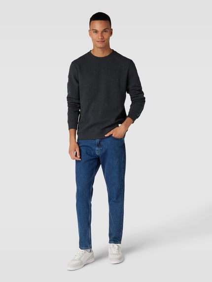 Tommy Hilfiger Sweatshirt met ronde hals Middengrijs gemêleerd - 1