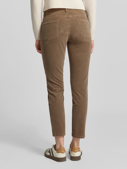 CAMBIO Cordhose in verkürzter Passform Modell 'PIPER CROPPED' Taupe 5