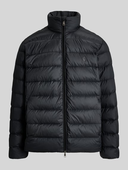 Polo Ralph Lauren regular fit gewatteerd jack met gestikt logo Zwart - 2