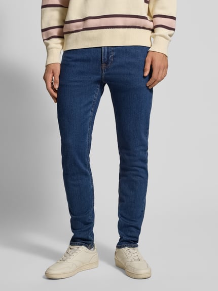 Calvin Klein Jeans Jeansy o kroju slim fit z 5 kieszeniami Jeansowy niebieski 4
