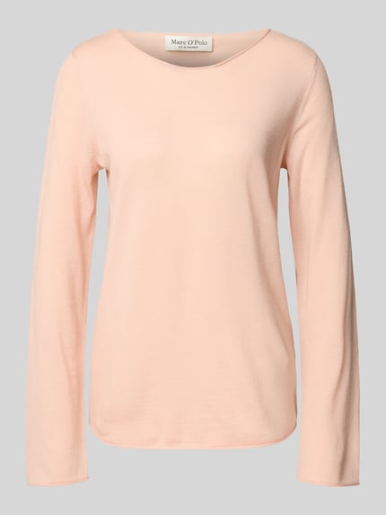Marc O'Polo Regular Fit Strickpullover aus Schurwolle Rosa 2