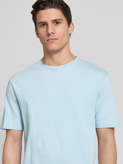 DRYKORN T-Shirt mit Strukturmuster Modell 'GILBERD' Hellblau 3