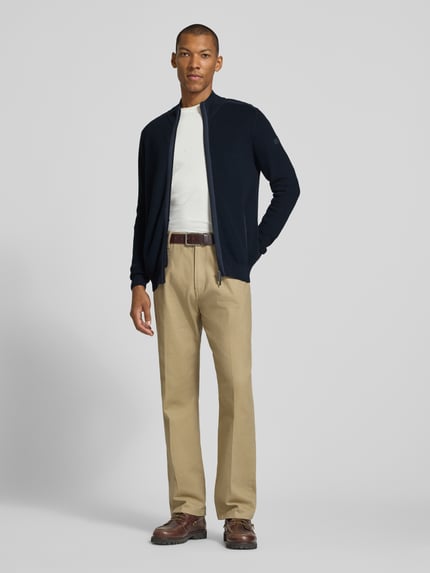 bugatti Cardigan mit Zweiwege-Reißverschluss Marine 1