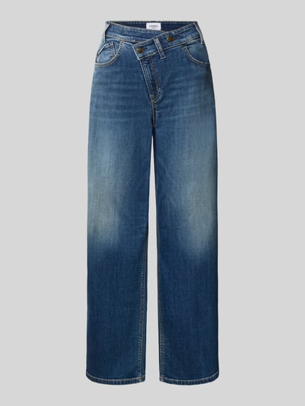 baggy fit barrel jeans van katoenmix model 'BAGGY ASYMMETRICAL' Shop The Look MANNEQUINE