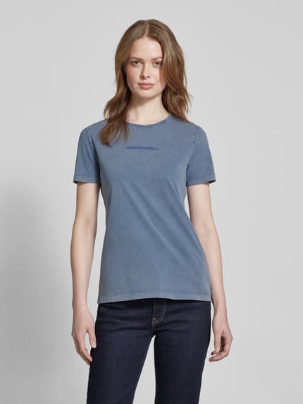 ARMEDANGELS T-Shirt mit Label-Print Modell 'EBAANORA' Lavender 4