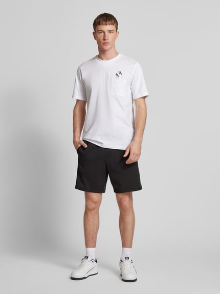 Calvin Klein Jeans Regular Fit Shorts mit angedeutetem Eingriff Black 1