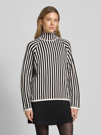 b.young Regular Fit Pullover aus Viskose-Mix Modell 'Otari' Black 4