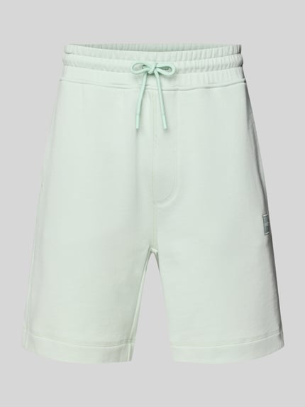 BOSS Orange Sweatshorts met steekzakken, model 'Sewalk' Lichtblauw - 2