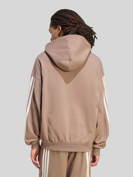 adidas Sportswear Regular Fit Hoodie aus reiner Baumwolle Beige 5