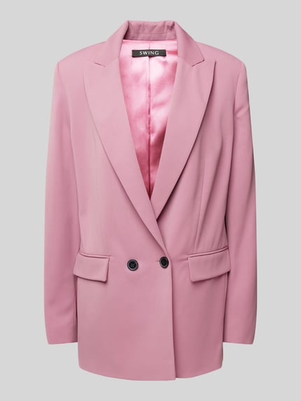 SWING Blazer met reverskraag Rosé - 2
