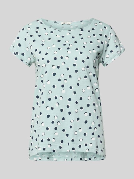 Tom Tailor Regular Fit T-Shirt aus reiner Baumwolle Mint 2