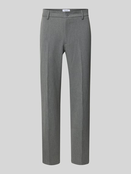 Regular Fit Anzughose mit Gürtelschlaufe Shop The Look MANNEQUINE
