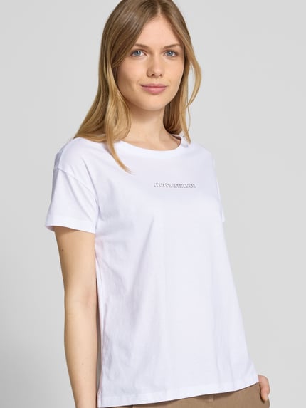 Armani Exchange T-shirt met labeldetail Wit - 3