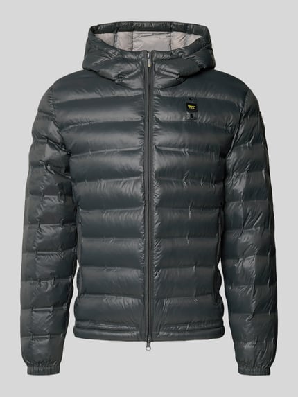 Blauer USA Gewatteerd jack met capuchon, model 'CHARLES' Grafiet - 2