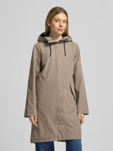Didriksons Parka mit Pattentaschen Modell 'ELINA' Taupe 4