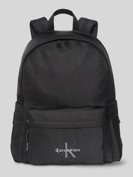 CK Calvin Klein Rucksack mit Logo-Stitching BLACK 2