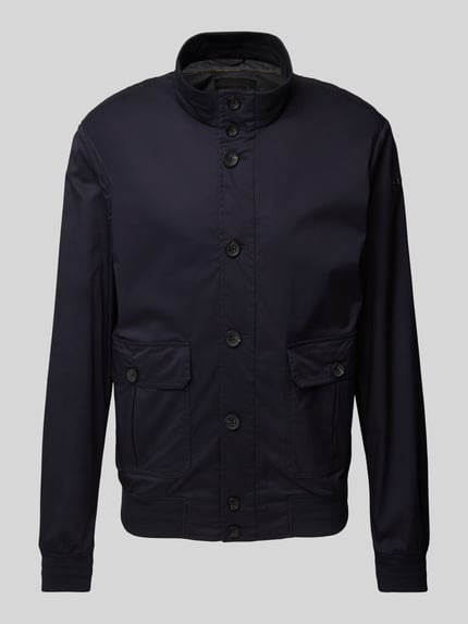Geox Jas met opstaande kraag Marineblauw - 2