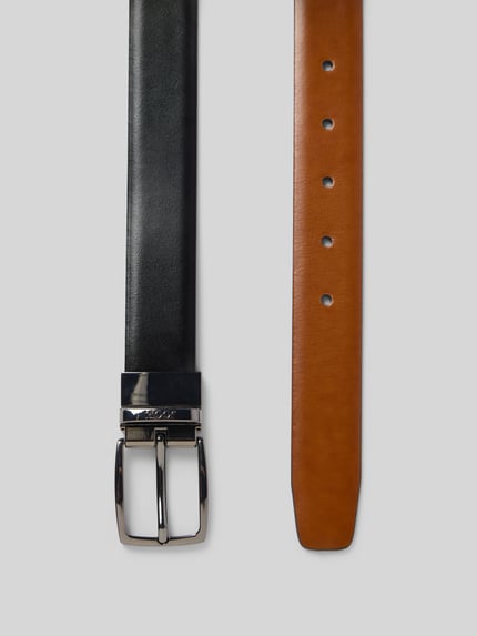 JOOP! COLLECTION Wendegürtel mit Dornschließe Cognac 4