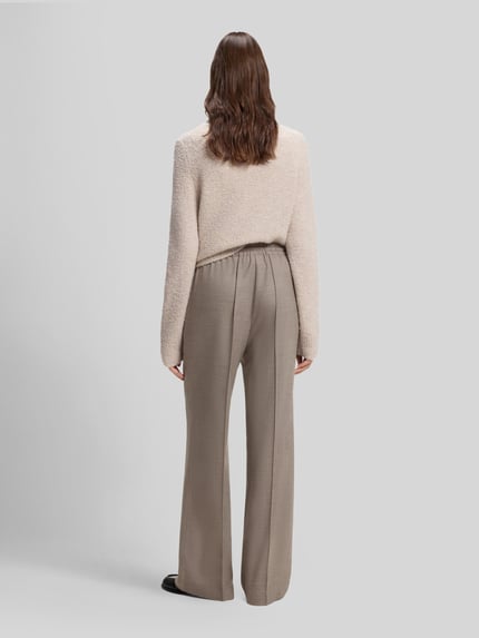 BOSS Regular Fit Hose mit High Waist Sand 5