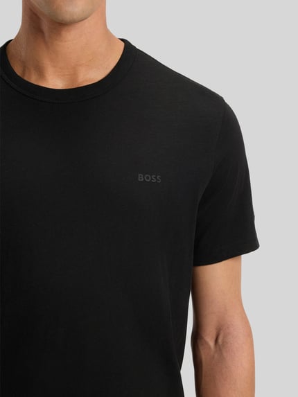 BOSS Orange Regular Fit T-Shirt aus reiner Baumwolle Modell 'TEGOOD' Black 3